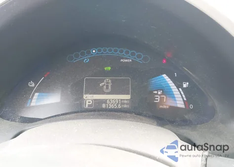 2012 Nissan Leaf Sl z USA, uszkodzony, nr VIN JN1AZ0CP0CT026784